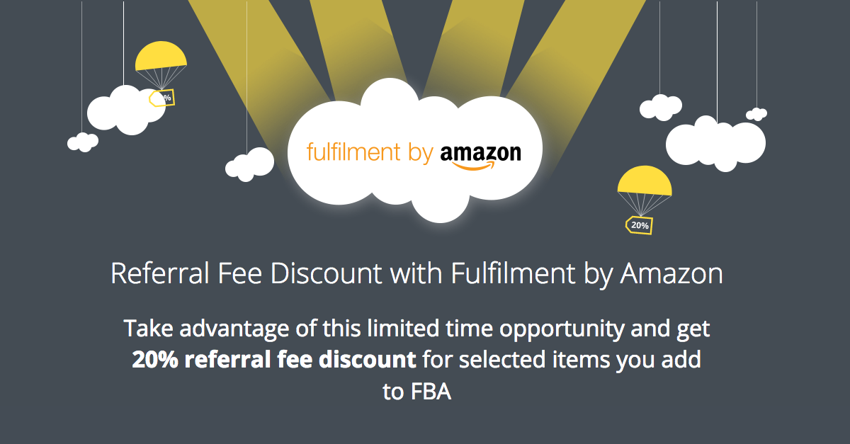 Rabattaktion für Händler Amazon FBA